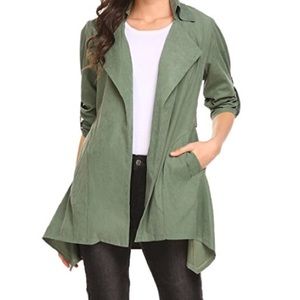 Green Trench Jacket